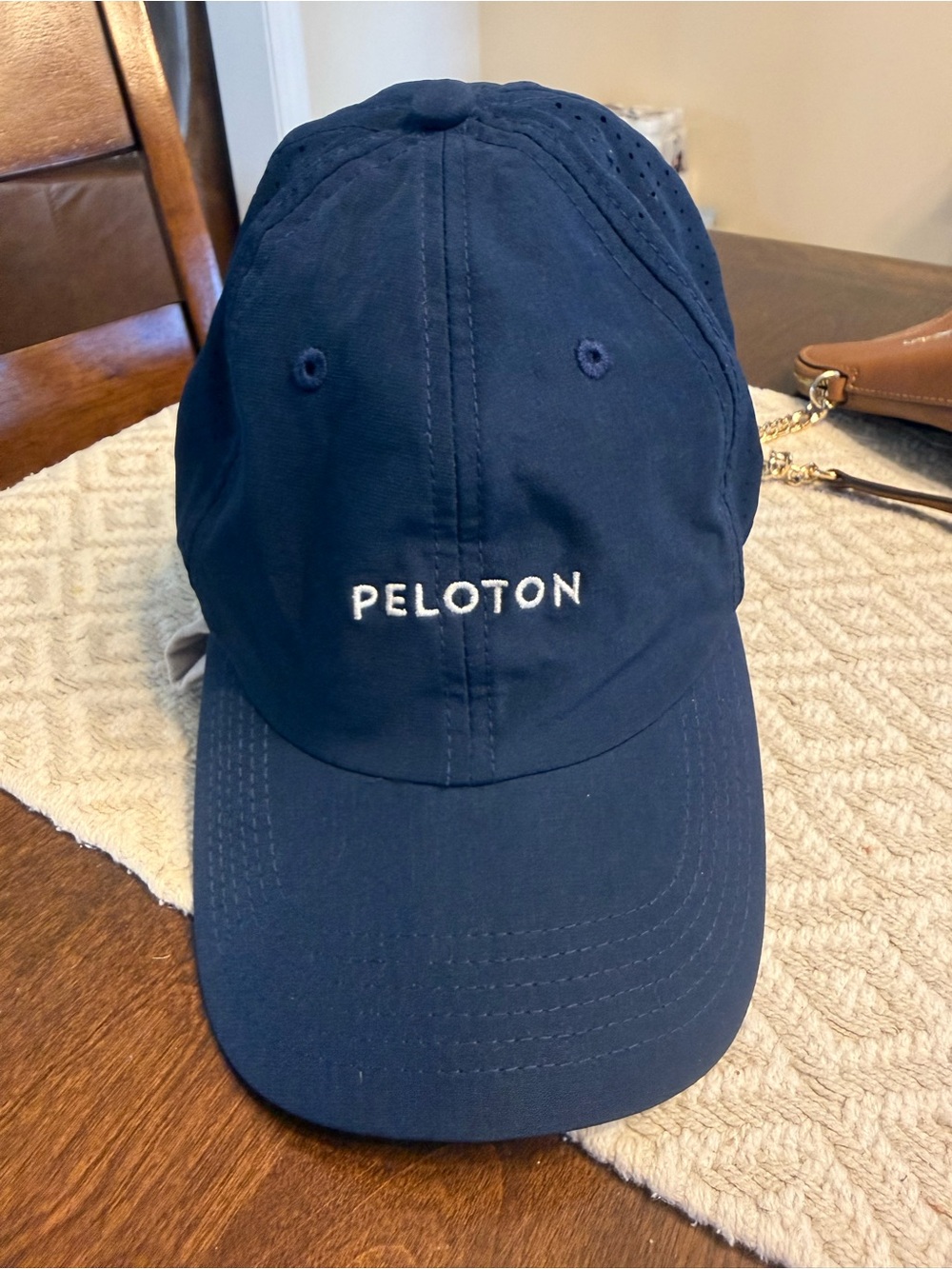 Peloton Navy Performance Baseball Cap